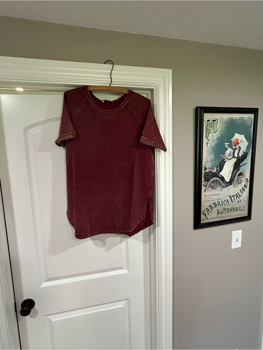 Zenana French Terry Top NWT Large
